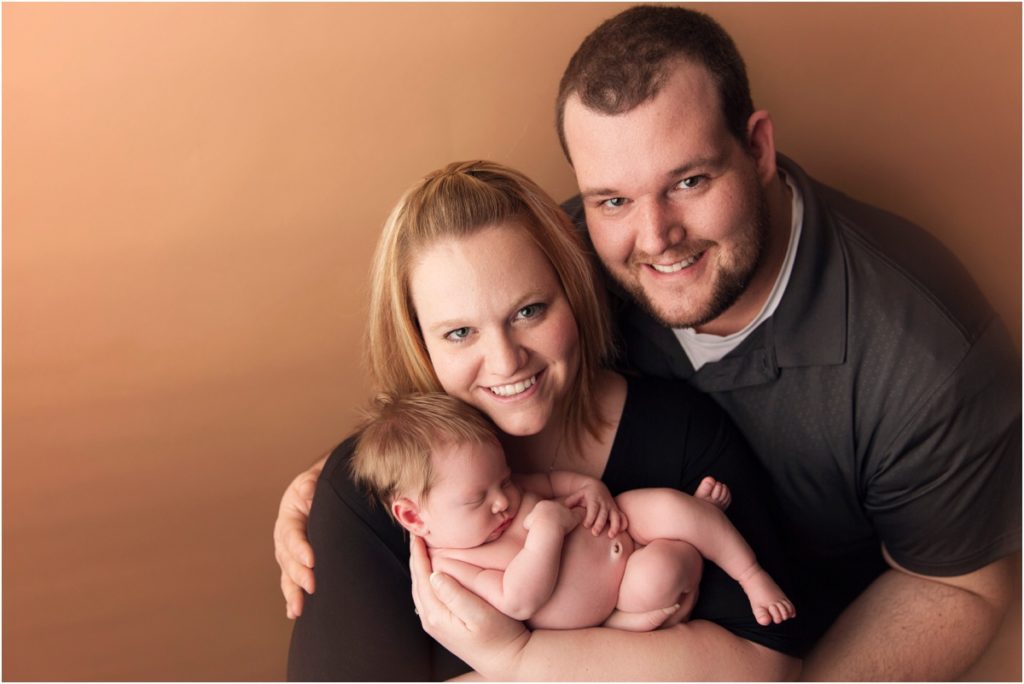 Newborn Parents, mom and dad Lima ohio newborn photographer